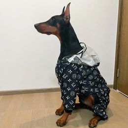Dog Apparel Small-large Raincoat Four-legged Waterproof Jacket Labrador Doberman Marinois Clothes Pet Costume Dogs Accessories