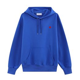 Mens hoodie sweatshirts paris hoodie Classic Red love Embroidered Hooded Sweater for Men and Women hoodie