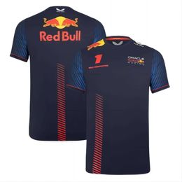 Men's T-shirts F1 Team Uniform Racing T-shirt Cycling Shirt Quick Drying Summer Work Car Uniform Short Sleeved Sportswear for Men 4y3s