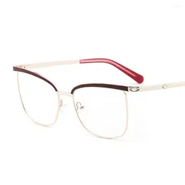 Sunglasses Frames 80303 High Quality Eyebrow Metal Glasses Frame Optical Fashion Computer Eyeglasses For Men Women