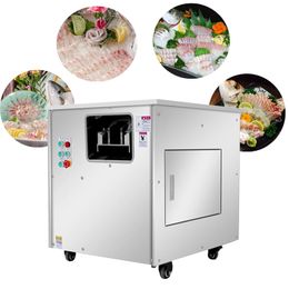 Automatic Cod Anchovy Trout Salmon Catfish Tilapia Fish Smoke Sashimi Slice Cut Slicer Fillet Machine Price