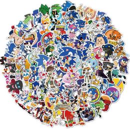 2020 New 100 NonRepetitive Cartoon Anime Stickers Car Motorcycle Refrigerator Guitar Graffiti Luggage Computer PC COOL Child Stic2216321