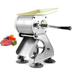 Meat Cutter Machine Fast Meat Slicer Manual Commercial Slicer Shred Automatic Dicing Machine Stainless Steel Cut Pieces