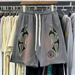 Hellstar designer casual shorts verão moda curto homens mulheres clássico malha esportes runnning fiess calças de basquete respirável praia bottoms