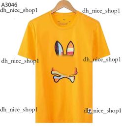 Physcho Bunny Rabbit Polo T Shirt POLO da uomo estivo Coniglio Stampa Manica corta Doppia T-shirt T-shirt in cotone 12 colori Taglia asiatica S-M Coniglio psicologico 633
