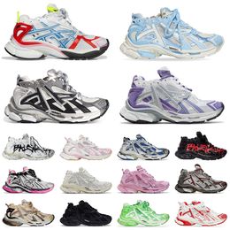 Runners 7.0 Men Designer Shoes Women balencaigaes Multicolor Graffiti White Black belenciaga belanciaga track runners Tennis Shoes grandpa ancien daddy Trainers