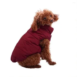 Dog Apparel Jacket With 2 Layers Fleece Lined