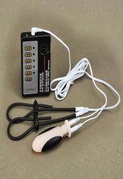 Electric Shock Sex Products With Cock Ring Anal Plug Electro Sex Butt Plug Estim Penis Erection Enhancer Massager5350184