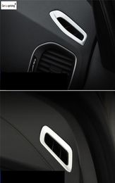 For s60 s60l xc60 v60 2PCS air conditioning vent cover trim strip interior dashboard outlet frame decoration 3D sticker4264395