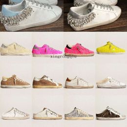 Italy Brand golden goosed Sneakers Italy brand Sneaker Women Casual Shoes Winter Wool Shoes Summer slippers Spuerstar Sabot Designer Sequin Classic Whi QIIB