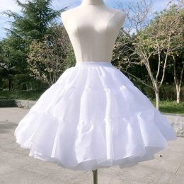 Protectors Houzhou Lolita Underskirt Kawaii Women Skirt Support White Cosplay Petticoat Japan Preppy Style Cute Black Ruffle Fashion Girl