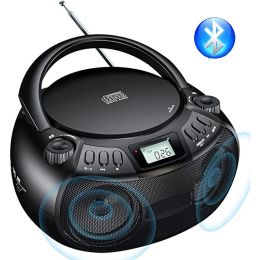 Player Portable CD Cassette Bluetooth Boombox with FM Tape CD player Student Learning U Disc MP3 Stereo Music Player