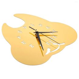 Wall Clocks Unique Tooth-Shaped Mirror Clock Modern Dental Clinic Silent Decorative Office Acrylic Drop Delivery Home Garden Decor Ot4Fa