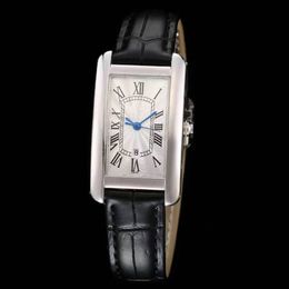 Woman Watch Lady fashion silver case white dial watch Quartz movement dress watches leather strap 08-1241v