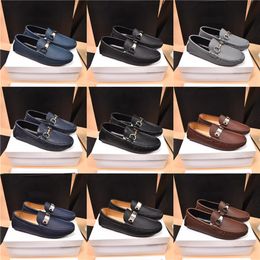 Hottest DJBN Men Outdoor Shoes Snake-embossed Black Calfskin Driver Loafers Brown Blue Black Grey Sneakers Sports Men With Original Box Size 38-46