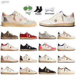 Italy Brand golden goosed Sneakers Top Fashion Women Designer Casual Shoes Silver Leather Pink Green Blue Red Black White Leather Suede Vintage Basketba 5OBB