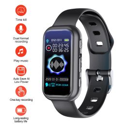 Players S16 Digital Voice Recorder 8G 16G 32G 64G Wrist Watch Audio Dictaphone Voice Activated Noise Reduction Recording WAV MP3 Player