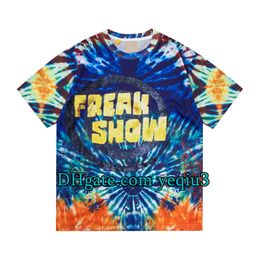 Tie dyed T shirt Men T shirts Hip Hop Casual Top Trendy graphic tee designer shirts Fashion Tee Graphic T-shirt Comfortable Crew neck tshirt women t shirt plus size ss18