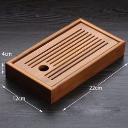 Chinese Traditions Wood Tea Tray Solid Wooden Tea Board Kung Fu Cup Teapot Crafts Tray Chinese Culture Tea Set Preference234l