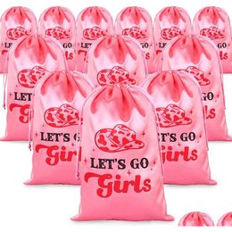 Other Event & Party Supplies 12 Pack Lets Go Girls Hangover Kit Party Favor Gift Bags Pink Cowgirl Decoration Bachelorette Bride Hen S Dhmgc