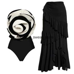 Women's Swimwear 2023 New One Piece Swimsuit For Women with Skirt Bathing Suit Monokini Beach Bodysuit WearH2422088