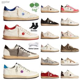 Italy Brand Golden Sneakers Gooseity Star Luxury Designer Casual Shoes Women Pink Vintage Leather Suede Crackle Leather Skateboard Trainers Basketball Never 1JQI