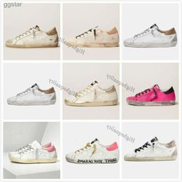 Italy Brand Golden Sneakers Gooseity Star Italy 2023 Fashion NEW Designer Super Dirty Shoes Sneakers Shoe Designer Shoes Trainers Casual Star Women Luxury Pink DZ2Y