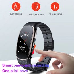 Players Wristband Bracelet Voice Activated Mini USB Pen 8GB 16GB Digital Audio Voice Recorder Watch WAV Mp3 Player For Lectures