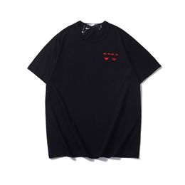 play designer Mens t Shirts cdg brand small red heart badge casual top POLO shirt clothing 3WYL