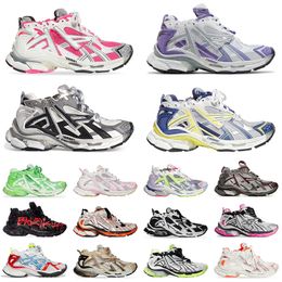 Runners 2024 Track sneakers 7.0 balencaigaes Brand Graffiti White Black Deconstruction belenciaga belanciaga Tennis Shoes grandpa ancien daddy Loafers 35-46