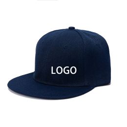 Berets High Quality Adult Hip Hop Cap for Men Women Team Embroidery Print Text Custom Flat Brim Baseball Hat Snapback