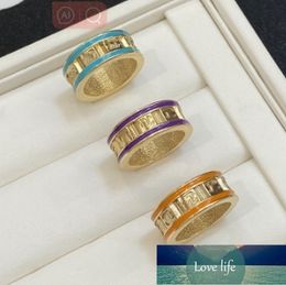 Classic Personalised High-Grade Letter Simple Ring Female New Product