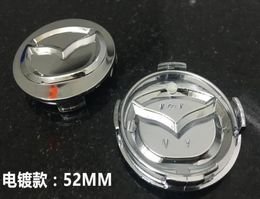 4x REPLACEMENT WHEEL HUB CENTRE CAPS for MAZDA Full Chrome Small size52mm2544697