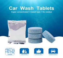 10PcsLot Car Windshield Compact Glass Washer Clean Cleaner Effervescent Tablets Detergent Solid Wiper Instant Windshield Washer6767749