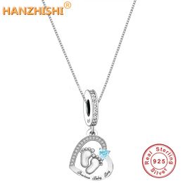 Necklaces 925 Sterling Silver Precious Baby Girl Boy Heart Pendant Necklace Jewellery Anniversary Birthday Mum Wife Girlfriend Child Gift