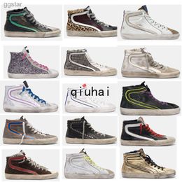 Italy Brand Golden Sneakers Gooseity Star high 2023 women sneakers dirty deluxe top brand men mid doold slide sports star high casual shoes boots 5JRI PDNJ