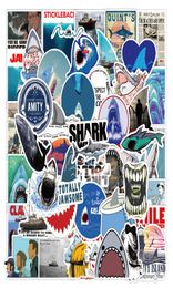 50PCS Lot Shark Surf Cartoon Cute Graffiti Stickers Pack For Laptop Luggage Car Skateboard Water Bottle DIY Bike Kids Toys Decals3452783