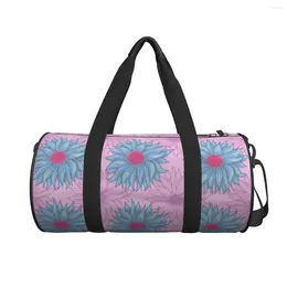 Duffel Bags Gerbera Daisy Travel Bag Floral Casual Gym Male Female Custom Large Capacity Graphic Sports Fitness BagsPortable Handbags