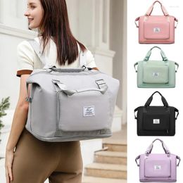 Storage Bags Large Capacity Folding Travel Waterproof Tote Gym Luggage For Men And Women Backpack Duffle Handbag 2024