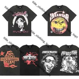 Hell Star Shirt Designer Shirt Hellstar Shirt Men T Shirt Woman Fashion Brand New Tshirt Dark Shirt Polo Shirt Y2k Casual Short Sports Shirt American High Street 369