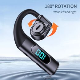 Earbuds Bone conduction earbuds Digital display earclip earbuds Bluetooth earbuds Waterproof motion compatible with Xiaomi Huawei Apple phones