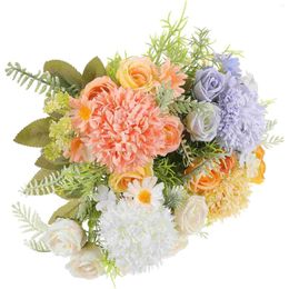 Decorative Flowers 4 Pcs Simulated Dandelion Bouquet Artificial Simulation Bouquets Decorate