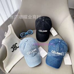 designer hat celinn baseball cap Spring Summer Product Original CE Letter Denim Hat Mens Womens Leisure Baseball Hat Sunshade Sun Hat