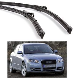 New 2Pcs 22" 22" Car Front Windshield Wiper Blade Bracketless fit for A4 2004-2007 05 061725525
