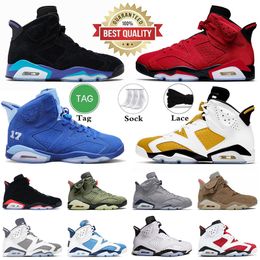 Top Jumpman 6 Mens Basketball Shoes travis Aqua Yellow Ochre 6s VI j6 Sneakers Royal Blue Women Reverse Oreo Georgetown scott Toro Bravo Men Trainers Sports dhgate