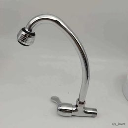 Bathroom Sink Faucets Wall type kitchen single cold water faucet wash basin wash basin sink bathroom faucet kitchen accessories