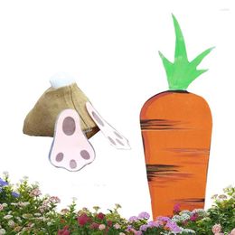 Garden Decorations Easter Yard Sign Lawn Decoration With Carrot Party
