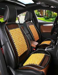 Universal Massage Wood Beads Car Seat Cover Cooling Cushion Mesh Mat Season Wooden Cool Pad Covers1178065