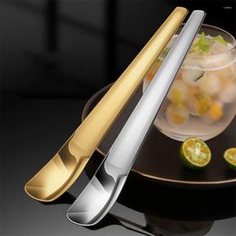 Spoons 2 Pcs Ice Cream Scoop Gold) 2pcs Coffee Pudding Spoon Stainless Steel Tasting