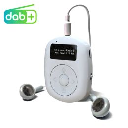 Radio Mini Sports Dab Digital Radio, Fm Radio, Bluetooth Playback, Portable Mp3 Player, White Noise